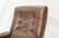 MOBEL Sweden Brown Leather Modernist Lounge Chair - 2