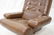 MOBEL Sweden Brown Leather Modernist Lounge Chair - 3