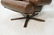 MOBEL Sweden Brown Leather Modernist Lounge Chair - 4