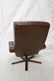 MOBEL Sweden Brown Leather Modernist Lounge Chair - 7