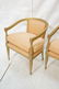 Pr Gold Painted Carved Wood Fauteuils. French st - 3