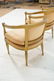 Pr Gold Painted Carved Wood Fauteuils. French st - 4
