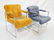 2pc Milo Baughman THAYER COGGIN Arm Lounge Chairs