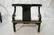 Pr CENTURY Asian style Black Lacquer Lounge Chair - 10