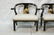 Pr CENTURY Asian style Black Lacquer Lounge Chair - 2