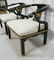 Pr CENTURY Asian style Black Lacquer Lounge Chair - 8