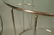 Set 3 Chrome Nesting Glass Top Side Tables. Round - 4