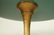 Brass Pedestal Side Occasional Table. - 8
