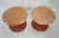 Pr Marble Top Memphis style Side Tables. Pink mar - 2