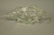 ZANETTI L. Art Glass Conch Sculpture. Clear glass