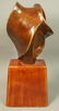 Modernist Bronze Abstract Sculpture. T Soriano (?)