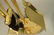 Modernist Brass Fireplace Tool Set. 4 tools have - 5