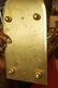 Modernist Brass Fireplace Tool Set. 4 tools have - 8