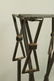 Modernist Bow Tie Iron Fireplace Tool Set. 4 Tool - 2