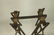 Modernist Bow Tie Iron Fireplace Tool Set. 4 Tool - 5