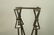 Modernist Bow Tie Iron Fireplace Tool Set. 4 Tool - 7