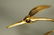 Pr FRANCO LAFINI Italian Brass & Crystal Birds. C - 9