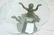 Sculptural Bronze Mermaid Base Coffee Table. Doub - 4
