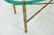 BAGUES style Brass Faux Bamboo Cocktail Table. 1/ - 4
