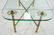 BAGUES style Brass Faux Bamboo Cocktail Table. 1/ - 5