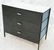HERMAN MILLER 3 Drawer Dresser Cabinet Chest. Bla