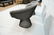 Pr WARREN PLATNER Black Metal Rod Lounge Chairs. - 3
