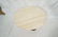 Round Travertine Top Chrome Base Dining Table. Cl - 2