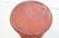 Red Painted Wood Stool. Lattice design. Tribal fo - 5