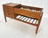 Danish Teak Planter Side Table. Three drawers. Me