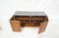 Slate Top Modernist Walnut bi-fold Door Cabinet. - 4
