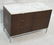 Florence Knoll Rosewood and Marble Top Cabinet. S