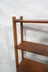 Teak Modern Desk with Book Shelf Top. Three shelv - 3