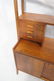 Teak Modern Desk with Book Shelf Top. Three shelv - 4