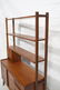 Teak Modern Desk with Book Shelf Top. Three shelv - 5