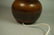 Brown pottery Modernist Table Lamp. Glazed Cerami - 4
