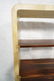 ALDO TURA style Lacquered Goatskin Etagere. Rosew - 3