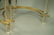 HOLLIS JONES style Brass & Lucite Side Table. Ro - 4