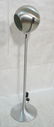 Aluminum Sphere Shade Floor Lamp. Swollen alumin