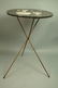 Small Modern Tile Top Table. Tripod Hairpin Legs. - 2