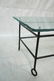 Glass & Iron Base Coffee Table. JEAN ROYERE styl - 3