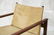 MICHEL ARNOULT Rosewood & Leather SAFARI Chair. - 2