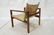 MICHEL ARNOULT Rosewood & Leather SAFARI Chair. - 7