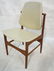 HOVMAND OLSEN Danish Teak Side Chair. Arched Fram