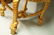 Gilt Wood Rope & Tassel Round Pouf Stool. Decora - 4