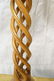 Pr JAMES MONT Style Twisted Wood Column Lamps. Br - 5