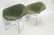 Pr KNOLL Harry Bertoia Diamond Chairs. Chromed st - 2