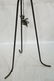 Tripod Iron Floor Lamp. Brass rod column & foot c - 3