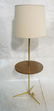 LAUREL Brass Table Floor Lamp. Tripod base. Wood