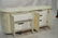 Rounded Side Lacquered Modernist Credenza. Faux g - 4