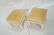 Pr Upholstered Stools Benches. Parson style stool - 2